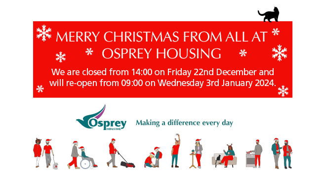 Osprey Christmas 23 email banner
